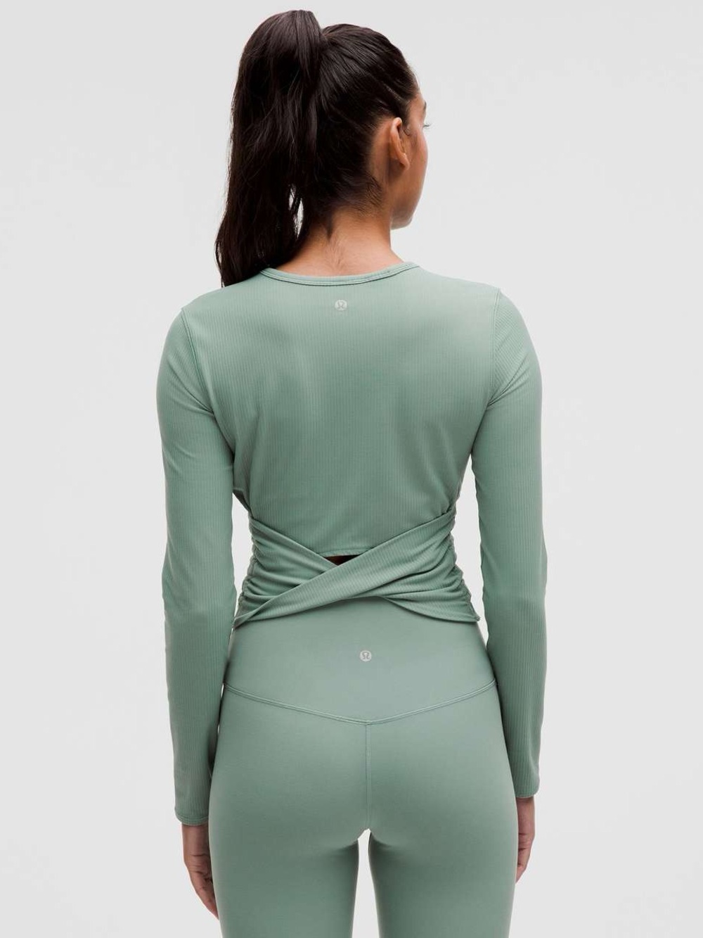 Lululemon All It Takes Back-Twist Ribbed Long-Sleeve Shirt